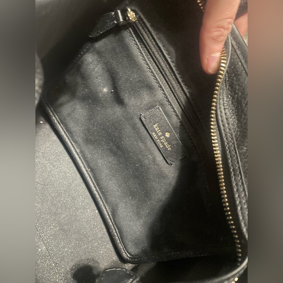 Kate Spade Ella Tote, Pebbled Black Leather - Picture 13 of 16